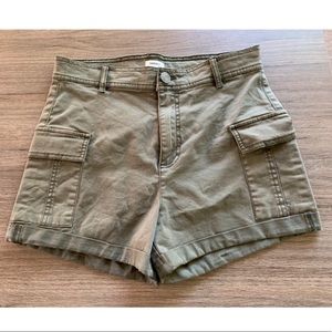 Garage Olive Green shorts